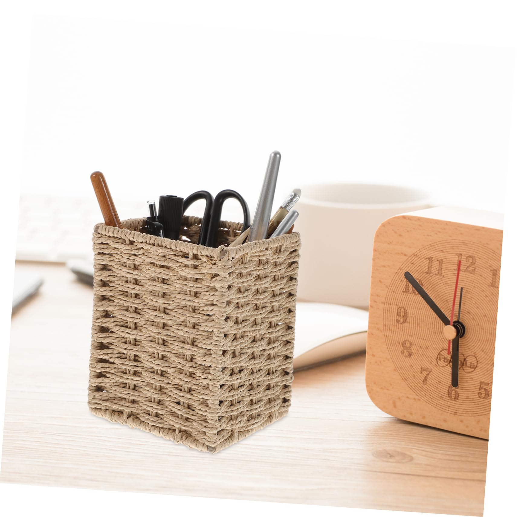 Lot De 6 Paniers De Rangement Colorés Pour Salle De Classe - Pots à Crayons, Organisateur De Bureau - 25,4x7,2x6 Cm - En Plastique Robuste
