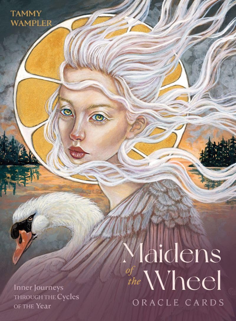 Maidens of the Wheel Oracle Cards: Inner Journeys Through the Cycles of the Year - 45 cards & 120pp guidebook