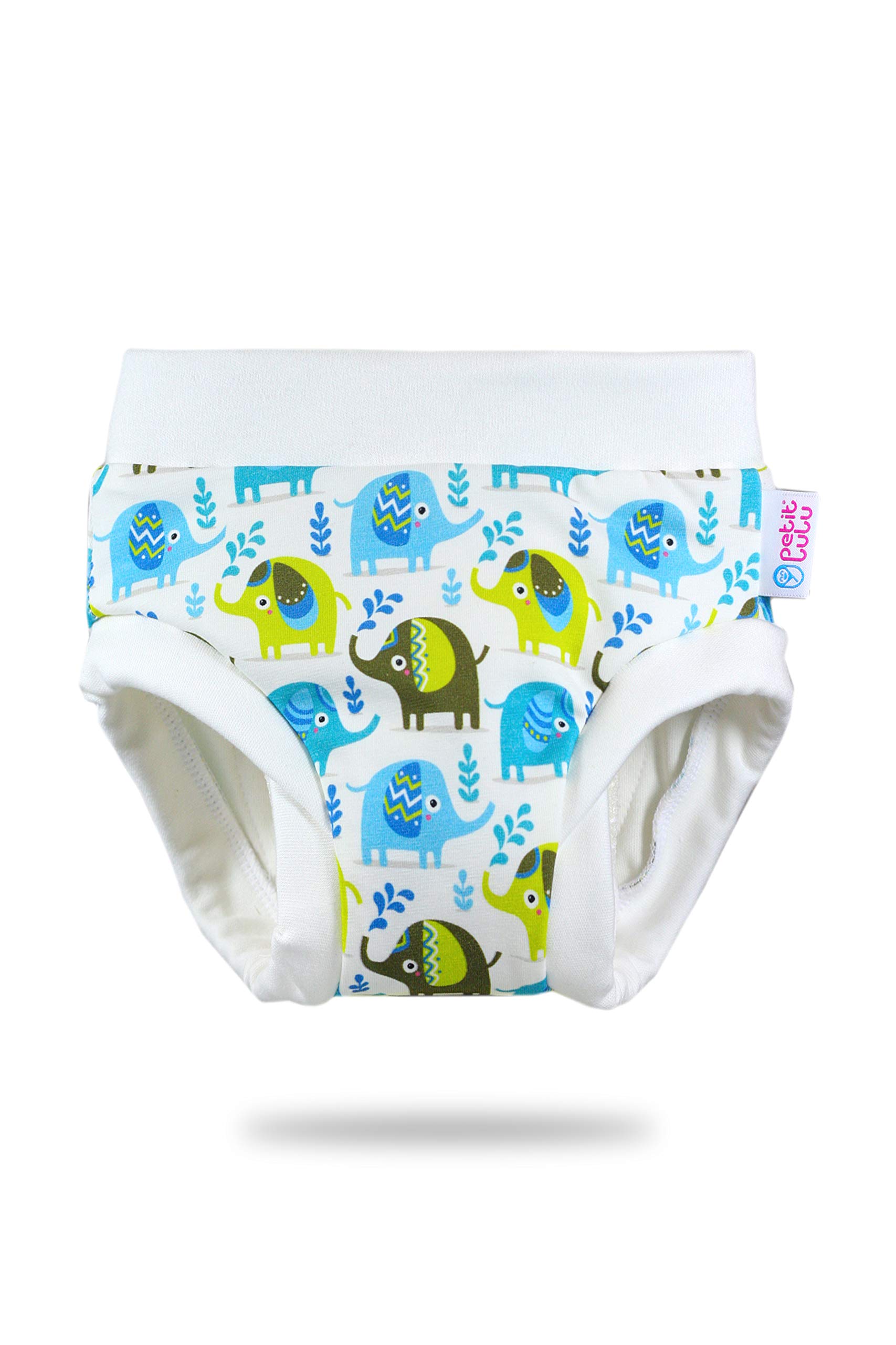 Petit Lulu Pantaloni Da Allenamento Fluffy Organic – Taglia L (14,5-19 Kg) – Mutandine Lavabili Per Il Vasino