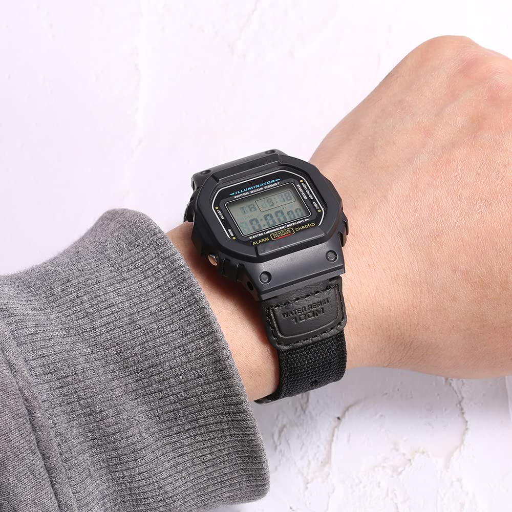 Amazon.co.jp: 16mm 交換用ストラップ カシオ GA100 110 120 700
