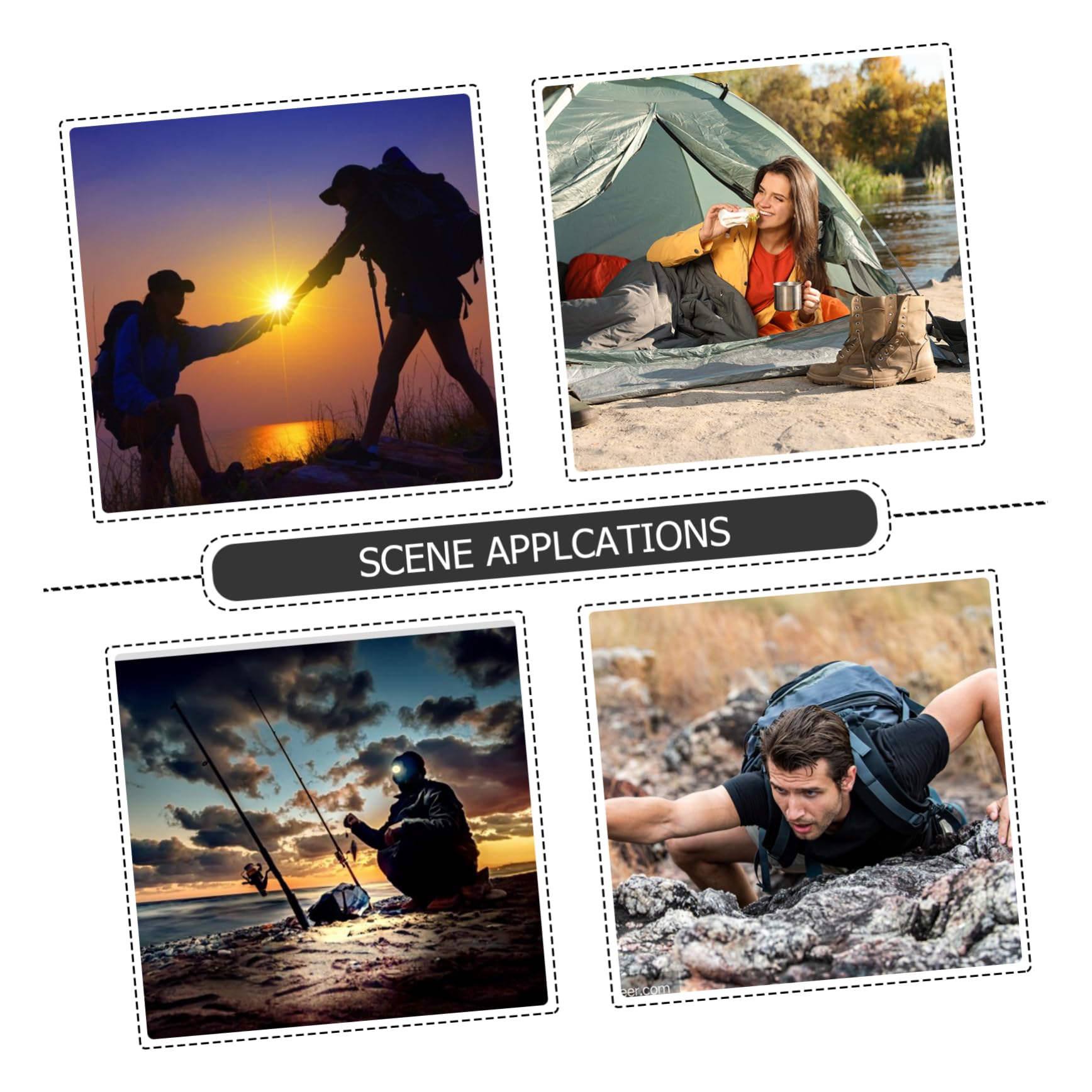 BESPORTBLE Retro Style Kerosene Lamp Bag Camping Lantern for Travel Cloth Lantern Bag Storage