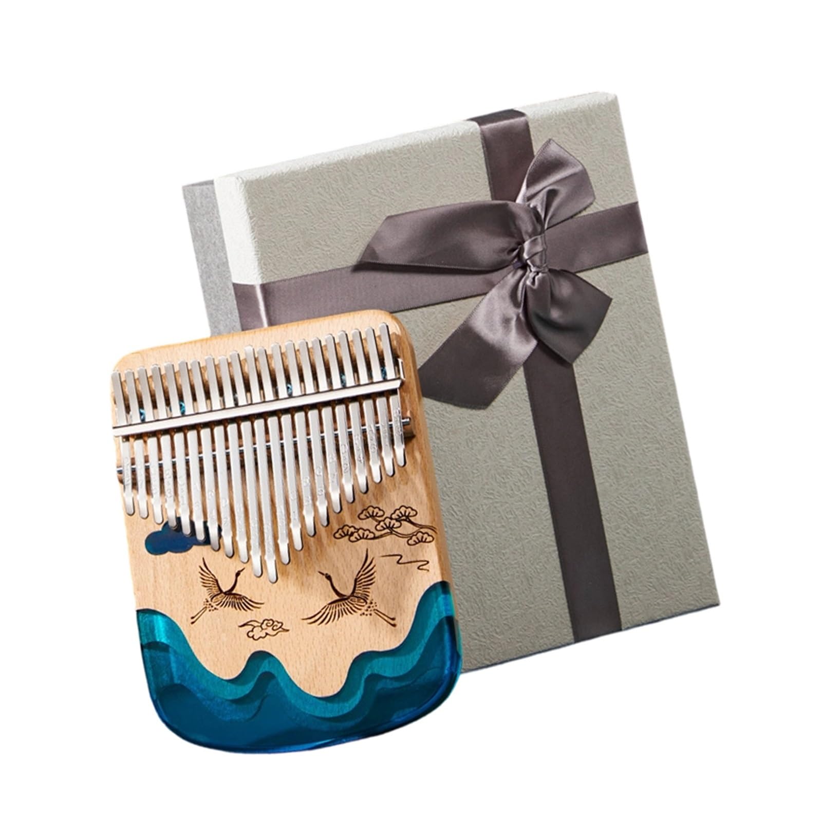 Kalimba Dla Początkujących 17 21 Tone Kalimba Instrument Dla Początkujących Z Pudełkiem Upominkowym(21note4giftbox)