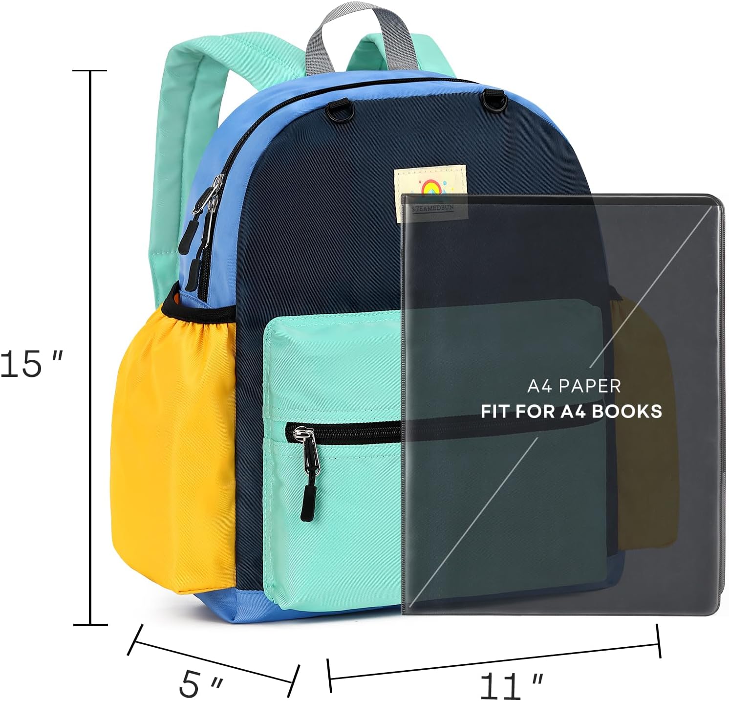 STEAMEDBUN Kids Backpack for Boys 6-8: Toddler Backpack for Preschool Kindergarten - Boys Backpacks for Elementary 4-6 - Image 2