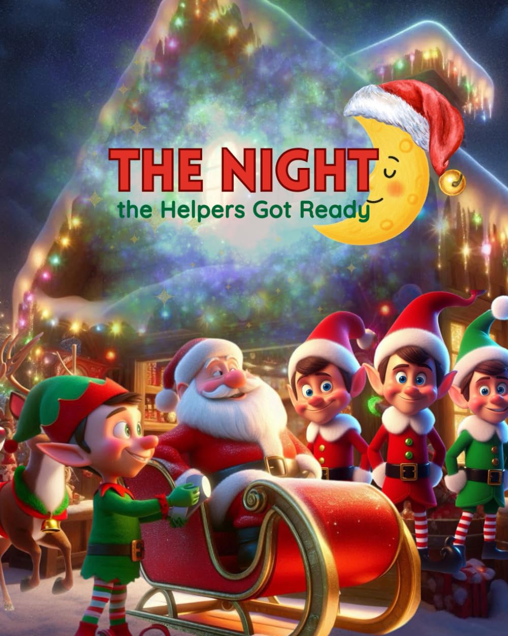 The Night the Helpers Got Ready: A Magical Christmas Eve Story for Kids about Santa's Elves, Reindeer, and the Joy of Helping