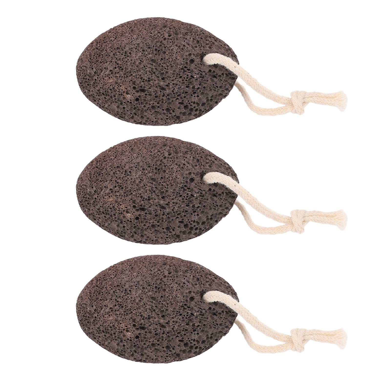 3pcs Pumice Stone for Feet Callus Remover for Feet, Gentle Exfoliating Scrubber with Multiple Uses, for Foot Care, Fridge Odor Elimination