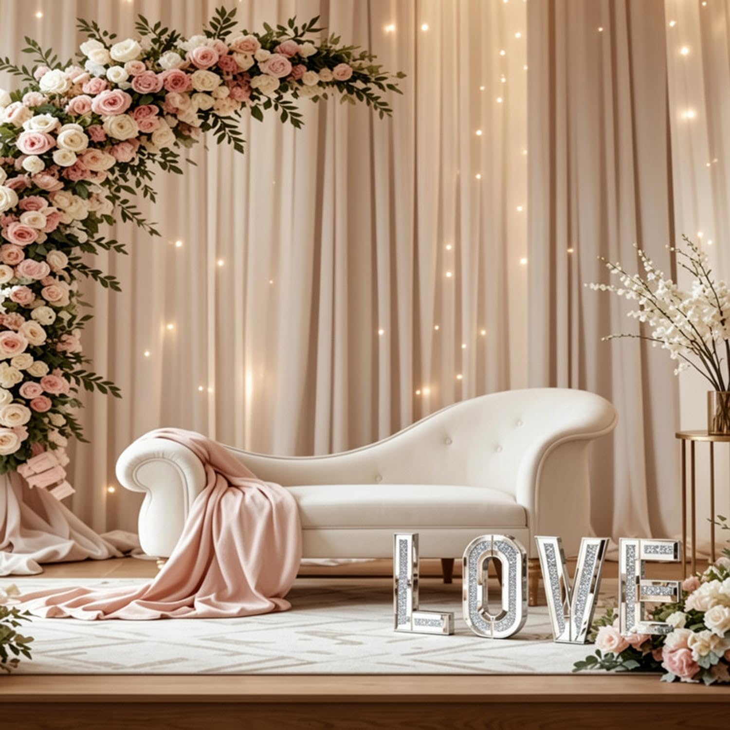 LOVE Mirror Wall Decor - Stunning 20" Letters -5 LOVE Mirror Wall Decor - Stunning 20" Letters -5