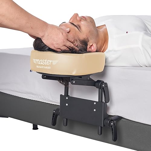 Master Massage Kit de masaje para el hogar profesional, reposacabezas ajustable y cojín facial de poliuretano para masajista privado, kit de masaje