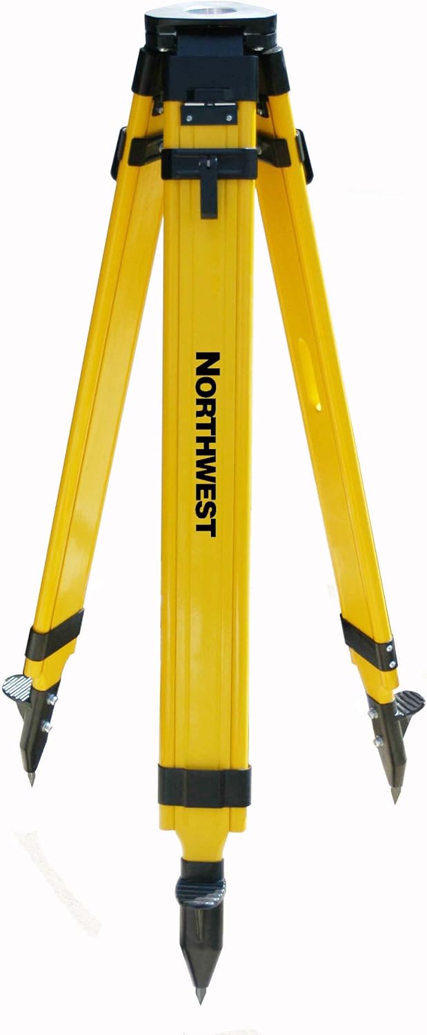 NWI NAT91 Heavy Duty Flat Head Quick Clamp Powder Coated Yellow Tripod