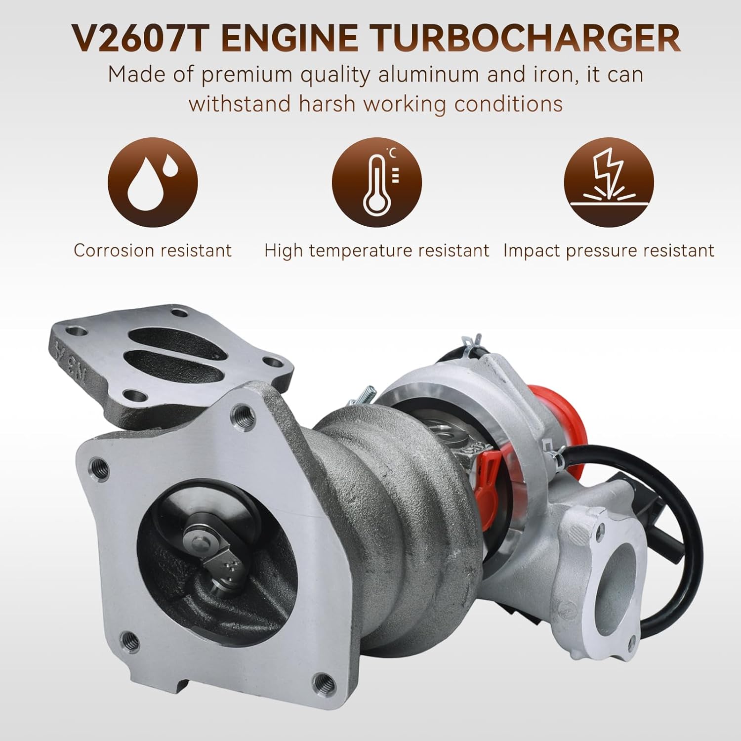 12653326 Turbocharger Kit For Buick Envision Regal Sportback TourX, Cadillac ATS CTS, Chevy Camaro Equinox Malibu Traverse, GMC Terrain, 2.0L Engine