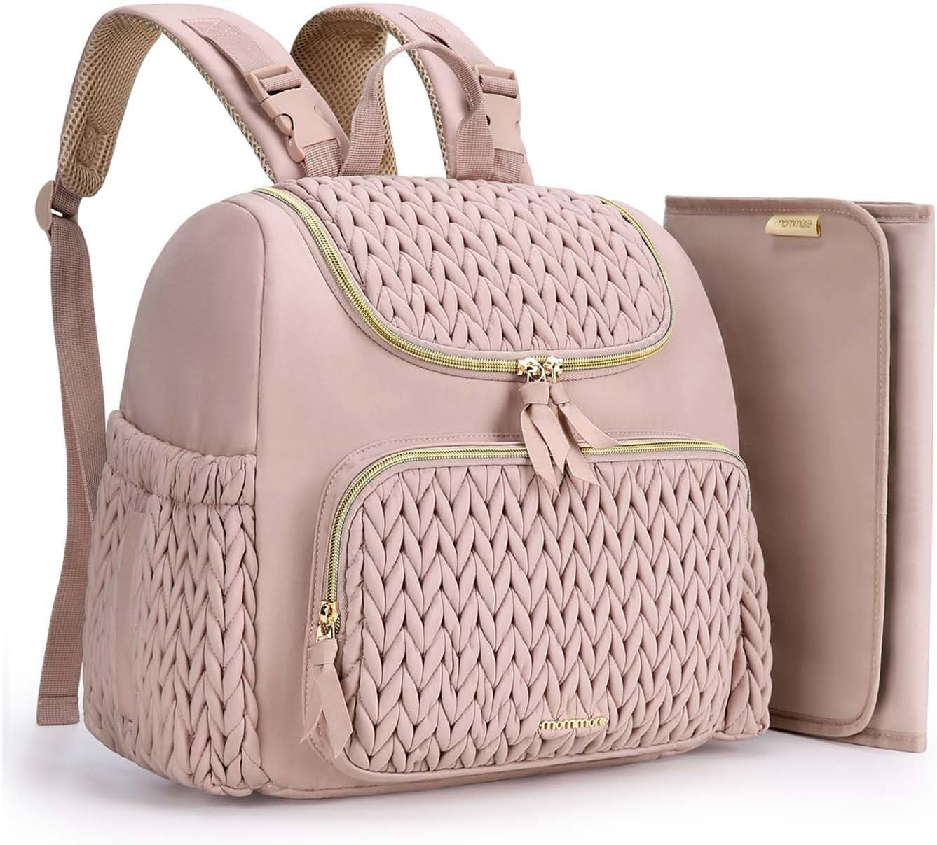 mommore Diaper Bag Small Diaper Backpack Stylish Toddler