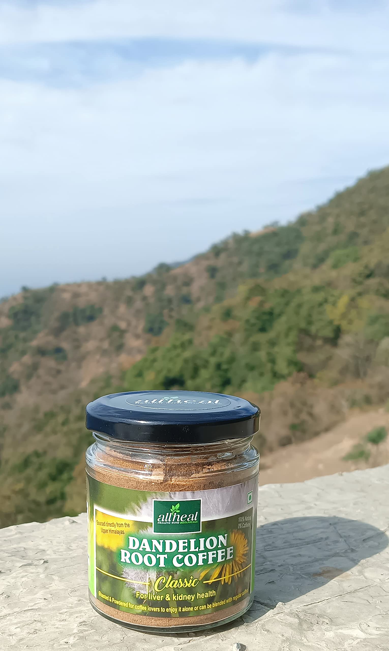 Allheal - Dandelion Root Tea (Roasted & Powdered for better absorption and health benefits) 75 grams | 100 % Roasted Dandelion Root Coffee | Dandelion Latte | For LIVER & KIDNEY Health | Prebiotic | Sourced from the Himalayas | For Weight loss, detox (B0BV7MF8TY) Amazon Price History, Amazon Price Tracker