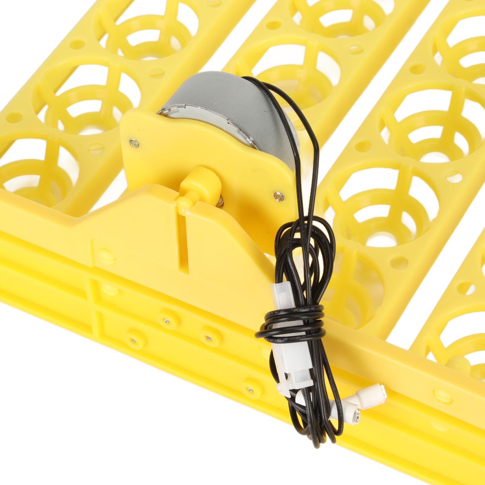 KIMISS 24 Capacidad de Huevos Bandeja de Huevos para Girar para Pato, Pollo, Pavo Real, Ganso - Solución de Incubación Eficiente y Tranquila (AC220V)