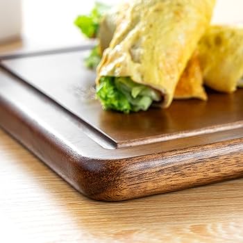 Amazon | BILL.F木製まな板 ハンドル付き 肉、野菜、パン用