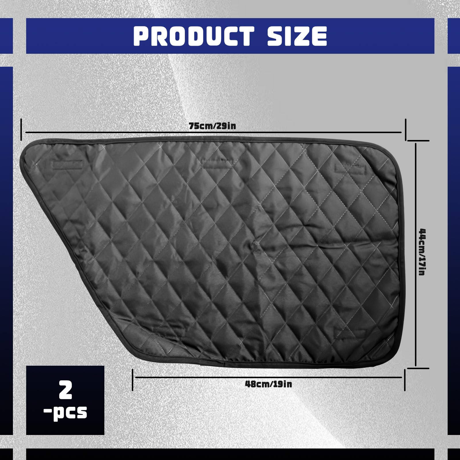 Yitexin 1 Pair Car Door Protector for Dogs Waterproof & Anti-Slip Pet Door Covers - Image 2