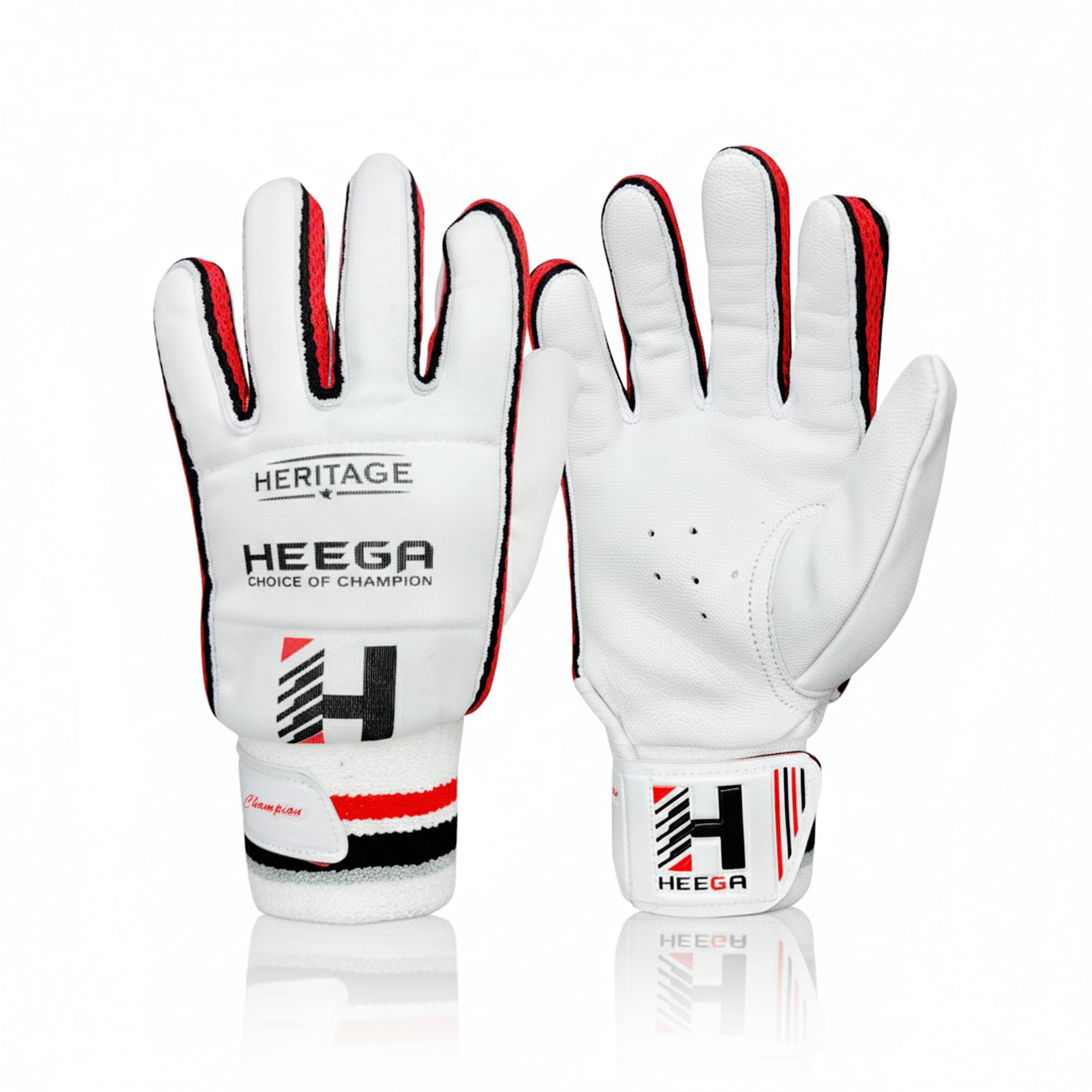 Heega Heritage Cricket Wicket Keeping Inner Gloves - White, Mens-image-4