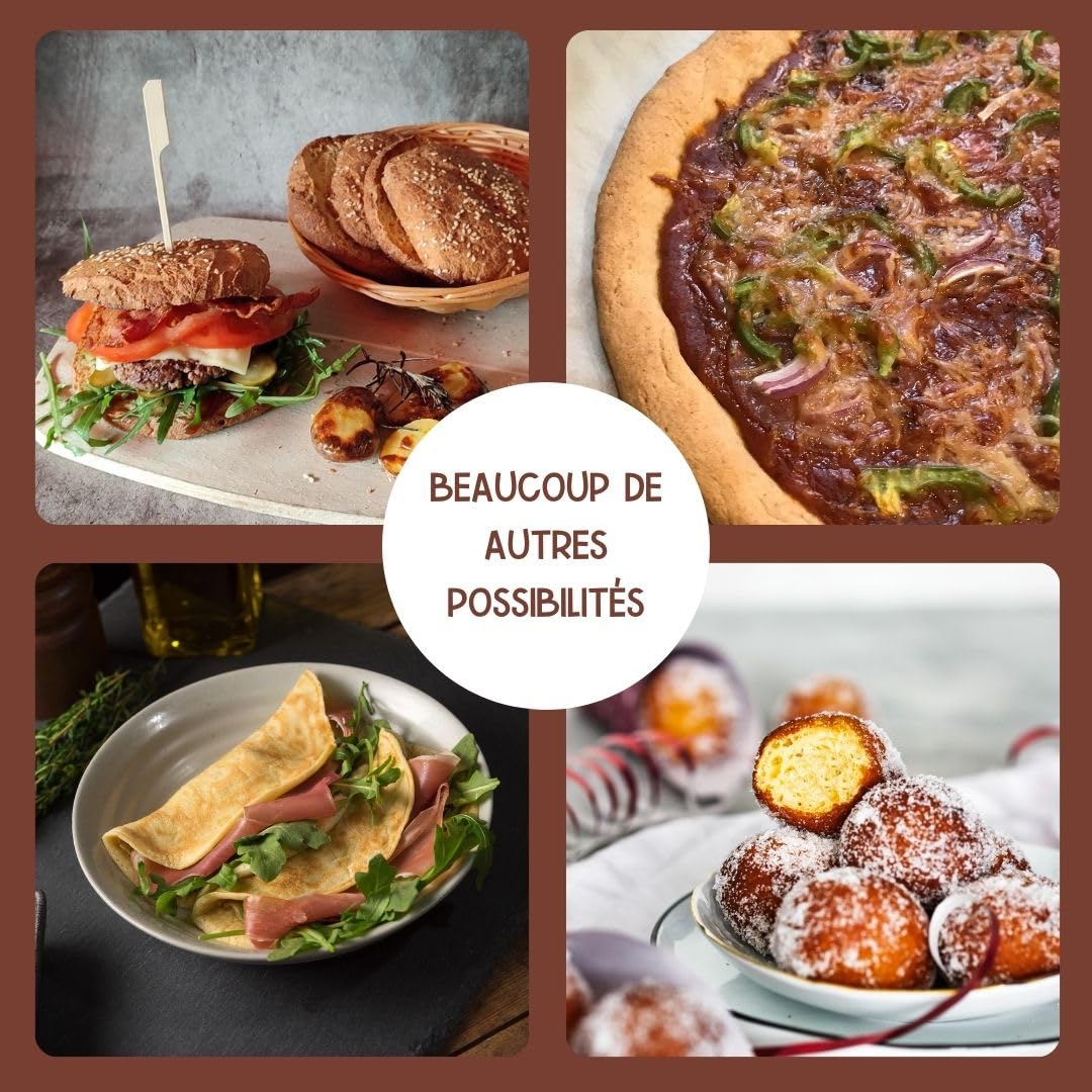 Ruut Farine de Manioc 1kilo / 100% Naturelle – Farine sans Gluten – Paléo, Végétalien – Cuisson sans Noix ni Céréales – Convient au Protocole AIP – Faible en FODMAP – Substitut farine sans Additifs