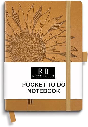 RICCO BELLO - Cuaderno de lomo pegado con marcador