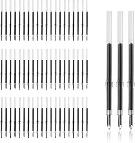 200 recambios de bolígrafos con cuentas, 0.039 in de tinta negra, repuesto reemplazable para bolígrafo de cuentas de plástico, regalo para