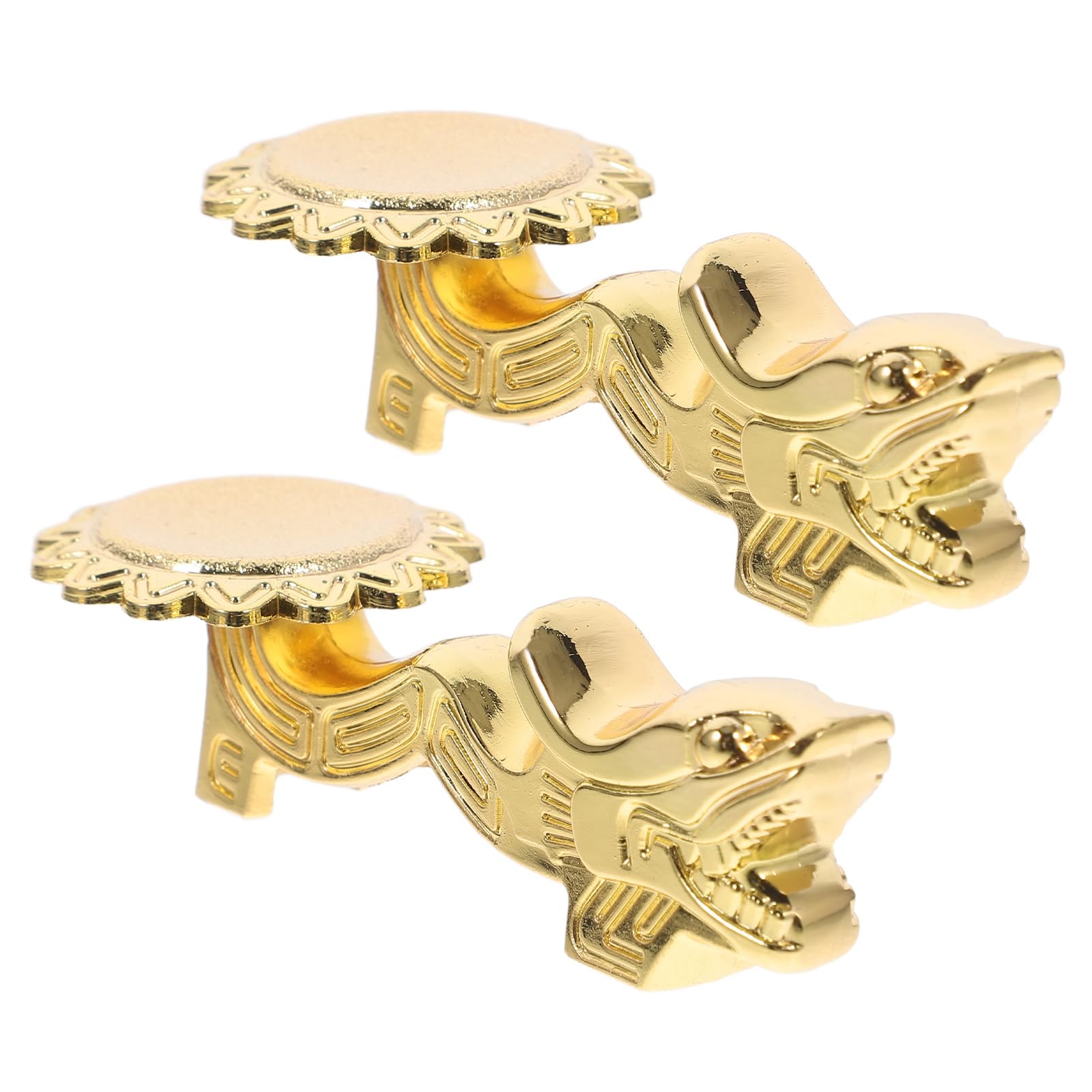 WDWDW Chopstick Rest Chopsticks Holders Restaurant 2pcs Dragon Head Alloy Spoon Fork Knife Tableware Stand
