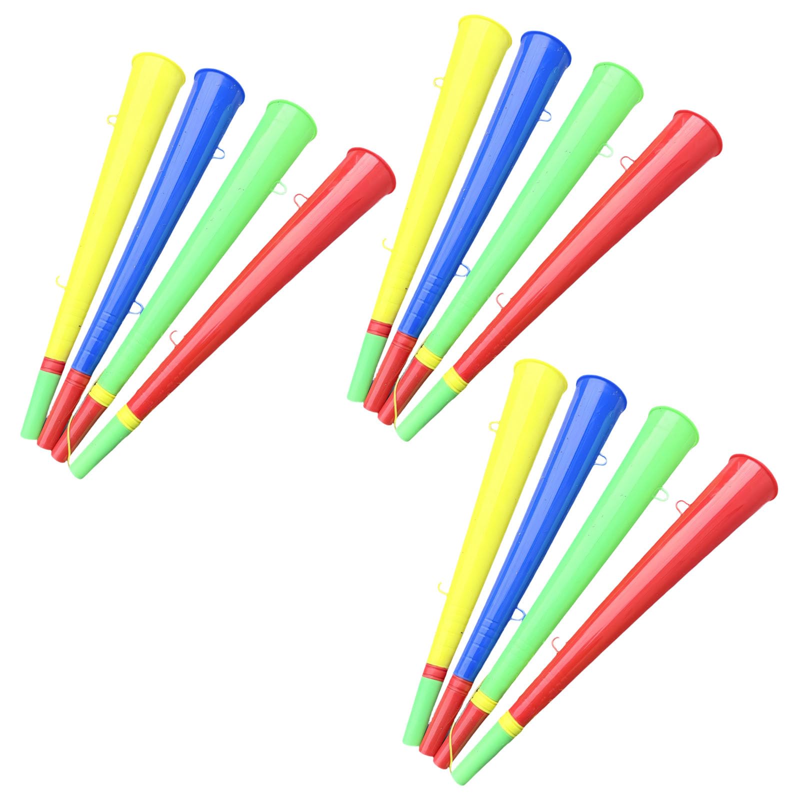 Osniyaw Multicolor Pack Of 12 Assorted Colour Cheer Trumpets For Parties, Sporting Events And Celebrations Loud, Fun Noisemaker, Easy To Use Cheer Tools
