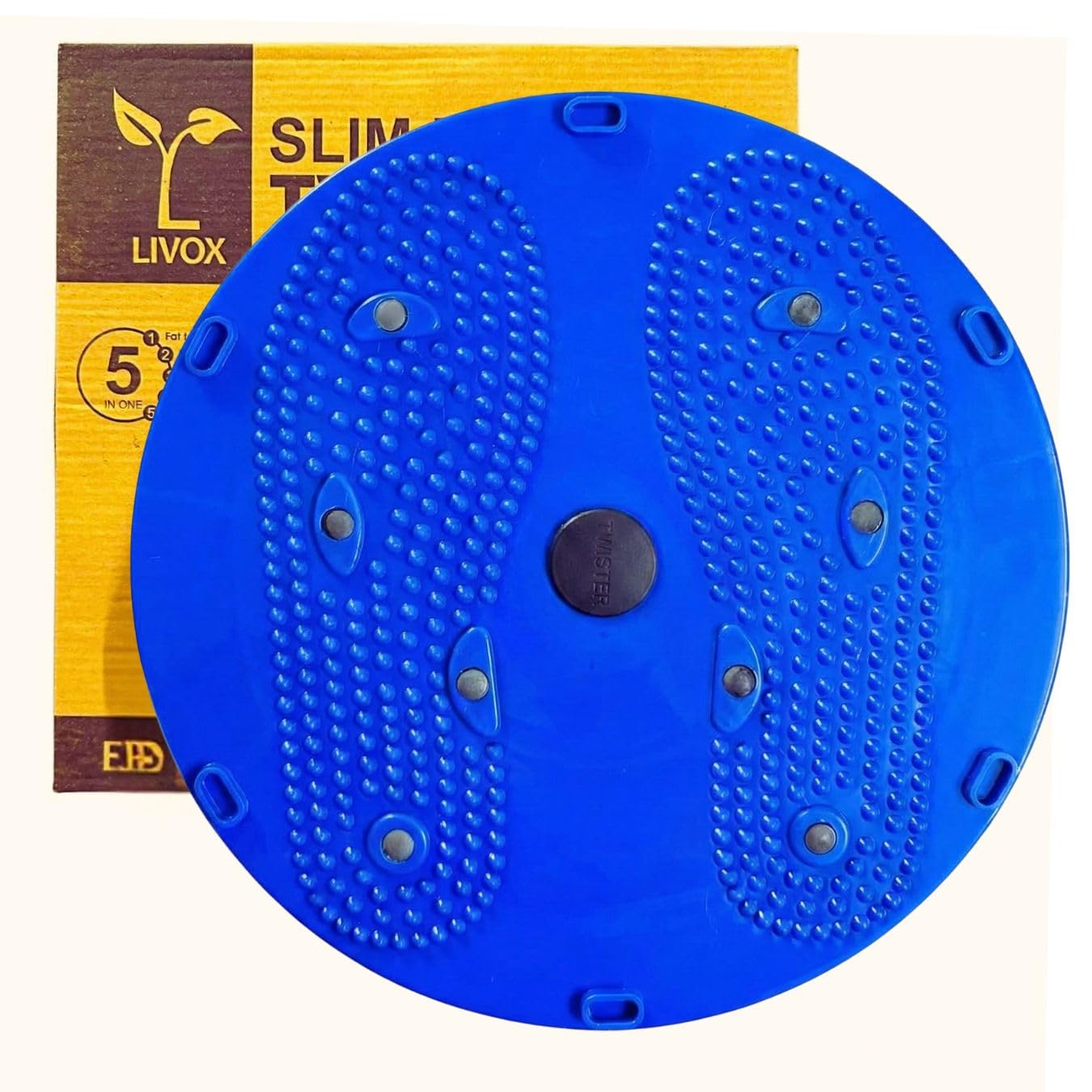 LIVOX Plastic Tummy Twister, Push UP BAR with Double Toning Resistance Tube Home Gym Exercise Kit (Multicolour) - Combo of 3