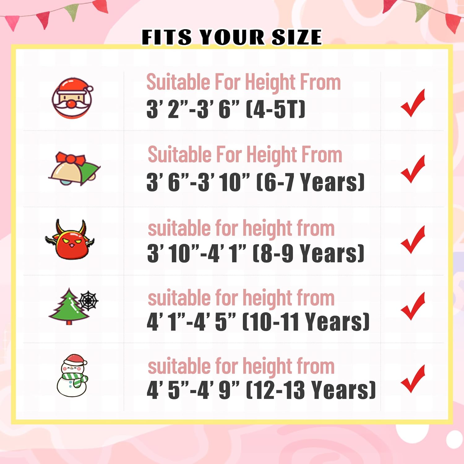 Unisex Children Animal Onesie, Halloween Costume Christmas Pajamas For Girls and Boys 4-13Y - Image 5