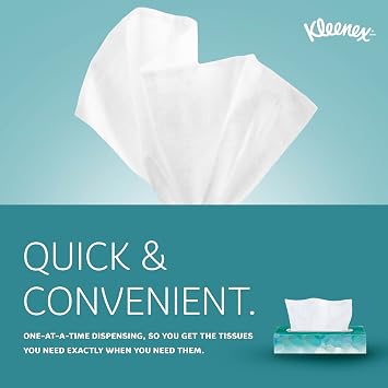 Kleenex Professional Facial Tissue, Bulk, 64 Boxes x 48 Tissues (21195)
