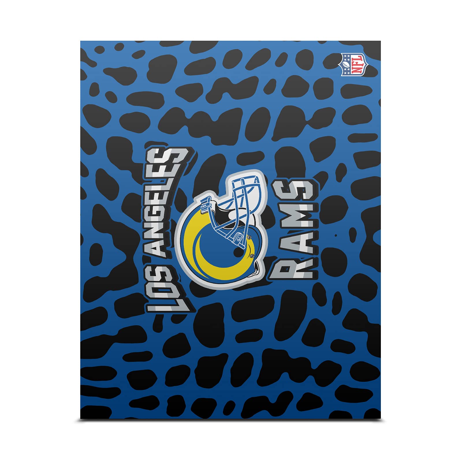 Head Case Designs sous Licence Officielle NFL Empreinte d'animal Los Angeles Rams Vinyle Autocollant De Jeu Peau Autocollant Couverture Compatible avec Xbox One X Console and Controller Bundle