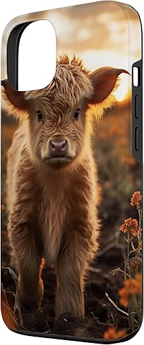 Miniatura 2 de Funda para iPhone 13 Highland Cow