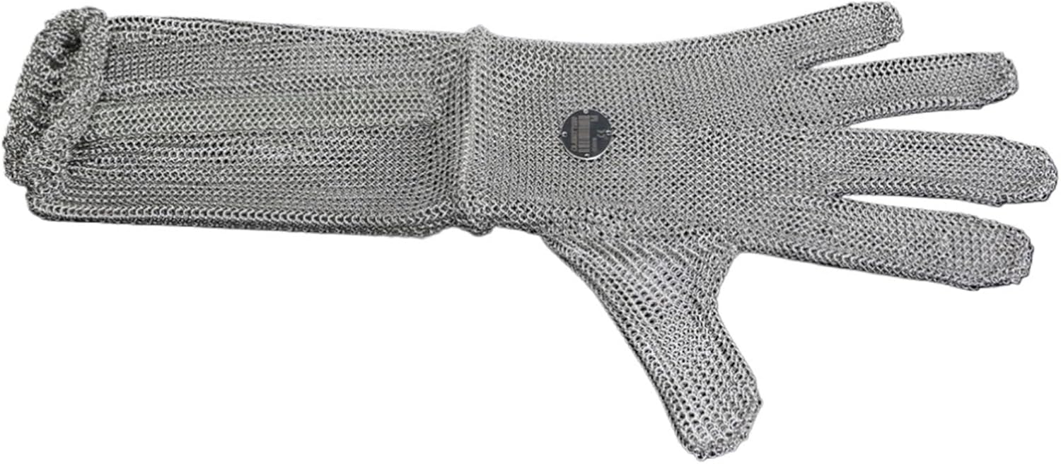 Amazon.co.jp: 耐切創手袋 316 スチールワイヤー 耐切創手袋 屠殺/切断安全保護作業手袋 家庭用耐切創手袋 (サイズ :  1PCS/L) (1PCS/XS) : 産業・研究開発用品 耐切創手袋 1個、バネ式、316Lステンレススチール、長め、ワイヤーメッシュ手袋 、移動の自由(8cm,L)