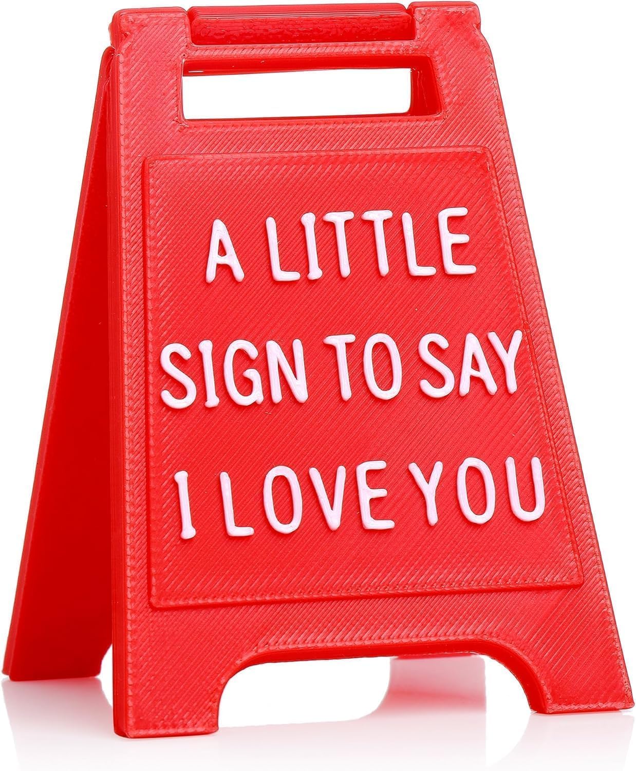 Velenti Valentines Day Gifts - Romantic I Love You Sign Figurines Fun Boyfriend Valentine'S Gift Cute Birthday, Christmas, Wedding For Girlfriend, Wife, Fiancee Mini Decoration