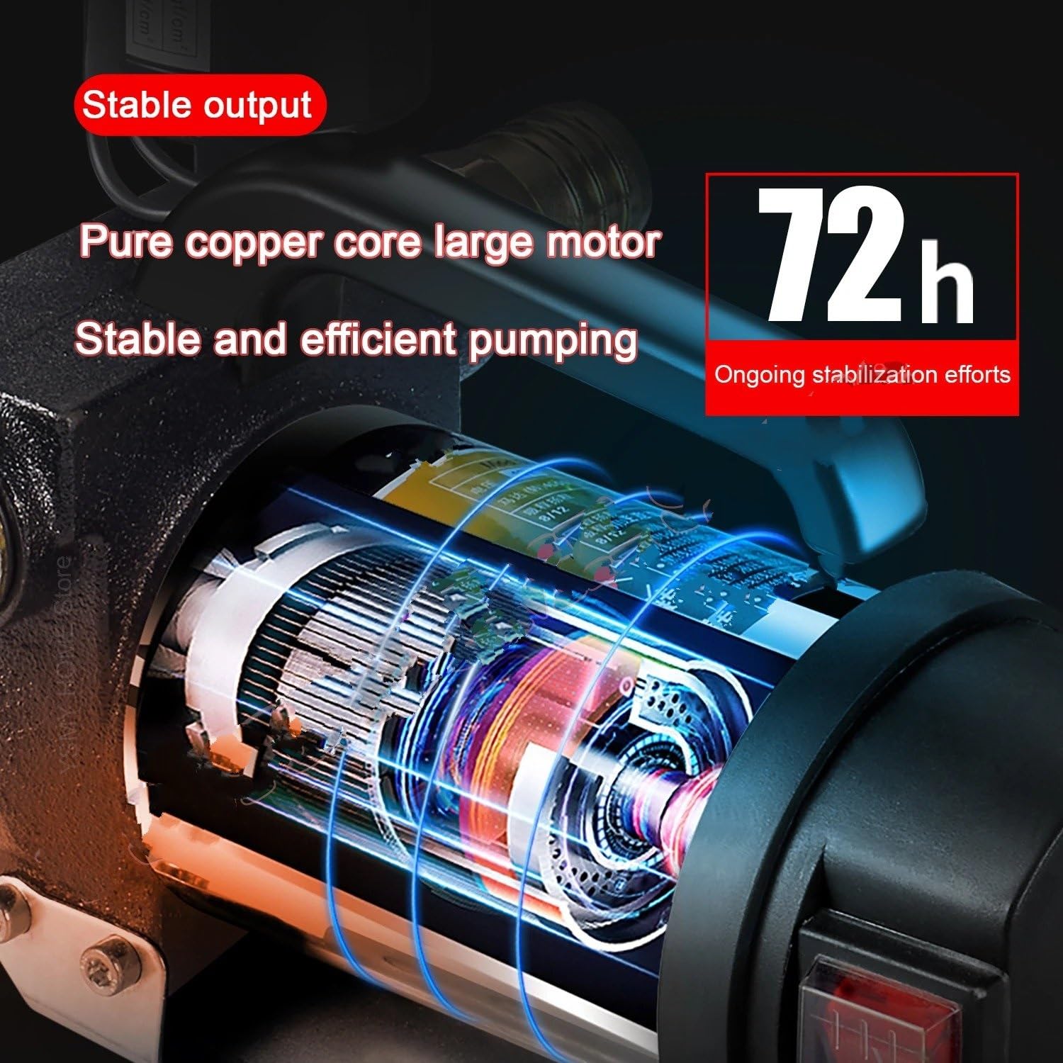 Bomba De Combustible Bomba De Aceite Eléctrica Portátil 12 V/24 V/220 V Con Parada Automática Bomba Transferencia Combustible Diésel Y Queroseno Dispensador Aceite Autocebante(220V)
