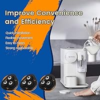 Vista 4 de TRVL FIELDER Ruedas giratorias autoadhesivas – Rueda universal giratoria de 360°, rodamiento de transferencia de bolas mini para pequeños