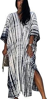 Damen Strandkleid Strandponcho Oversize Bikini Cover Up Sommer Strandkleid Bikini Tunika Cover Up,Strandurlaub Wandern