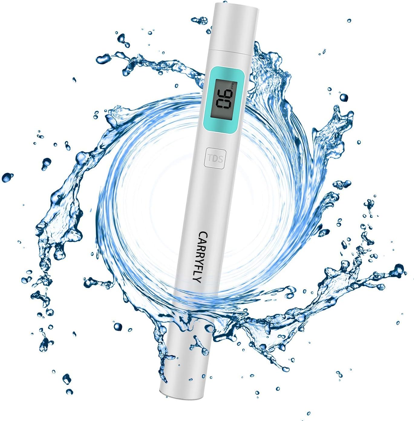 TDS Meter,ppm Digital Meter,Water Quality Tester for Drinking Water,Aquariums, Hydroponics,etc.(2021NEW)