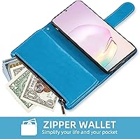 Vista 5 de Asuwish Funda compatible con Samsung Galaxy Note 20 Ultra Glaxay Note20 Plus 5G y protector de pantalla de vidrio templado con tapa para Gaxaly