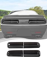 Vista 8 de Hoolcar Cubierta de la lámpara de la luz trasera, marco de guardia, decoración de marco de bisel, accesorios exteriores para Dodge Challenger