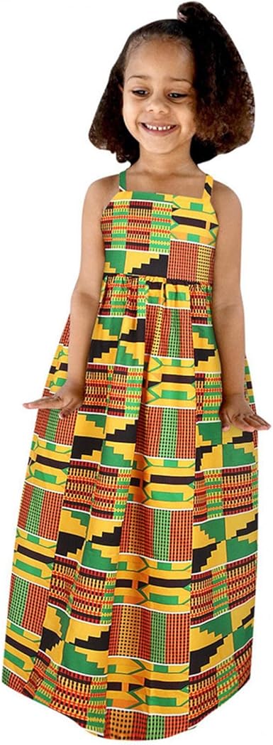 Amazon Com Wocachi 22 Summer Toddler Little Girls Dashiki African Dresses Girl Ethnic Boho Digital Print Style Long Maxi Dress Clothing Shoes Jewelry