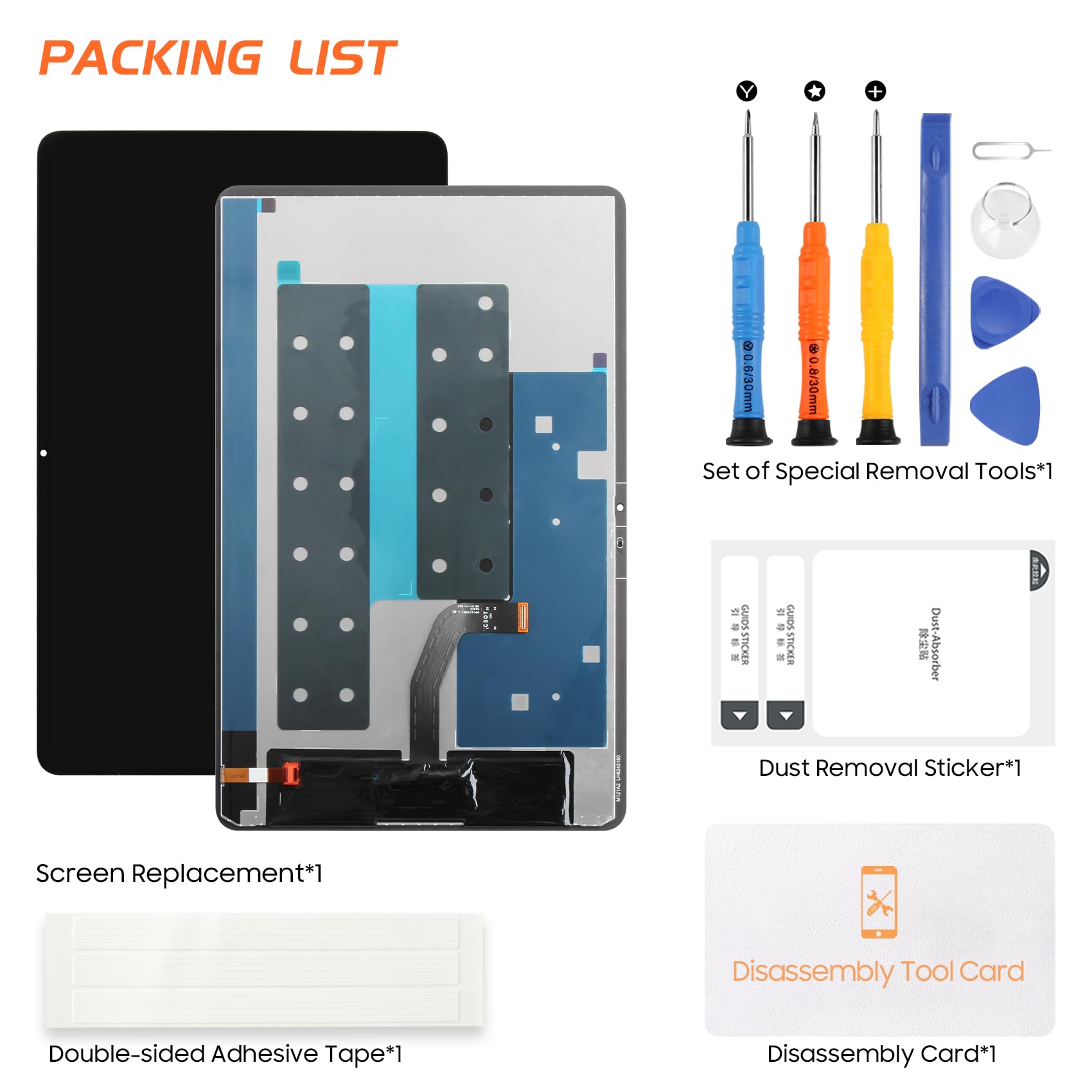 AGCUT Pantalla LCD para Redmi Pad Pro 12.1" Pantalla LCD para Xiaomi Redmi Pad Pro 12.1 Pulgadas Pantalla Reemplazo Pantalla Táctil Digitalizador Touch Screen Asamblea con Reparación, Negro