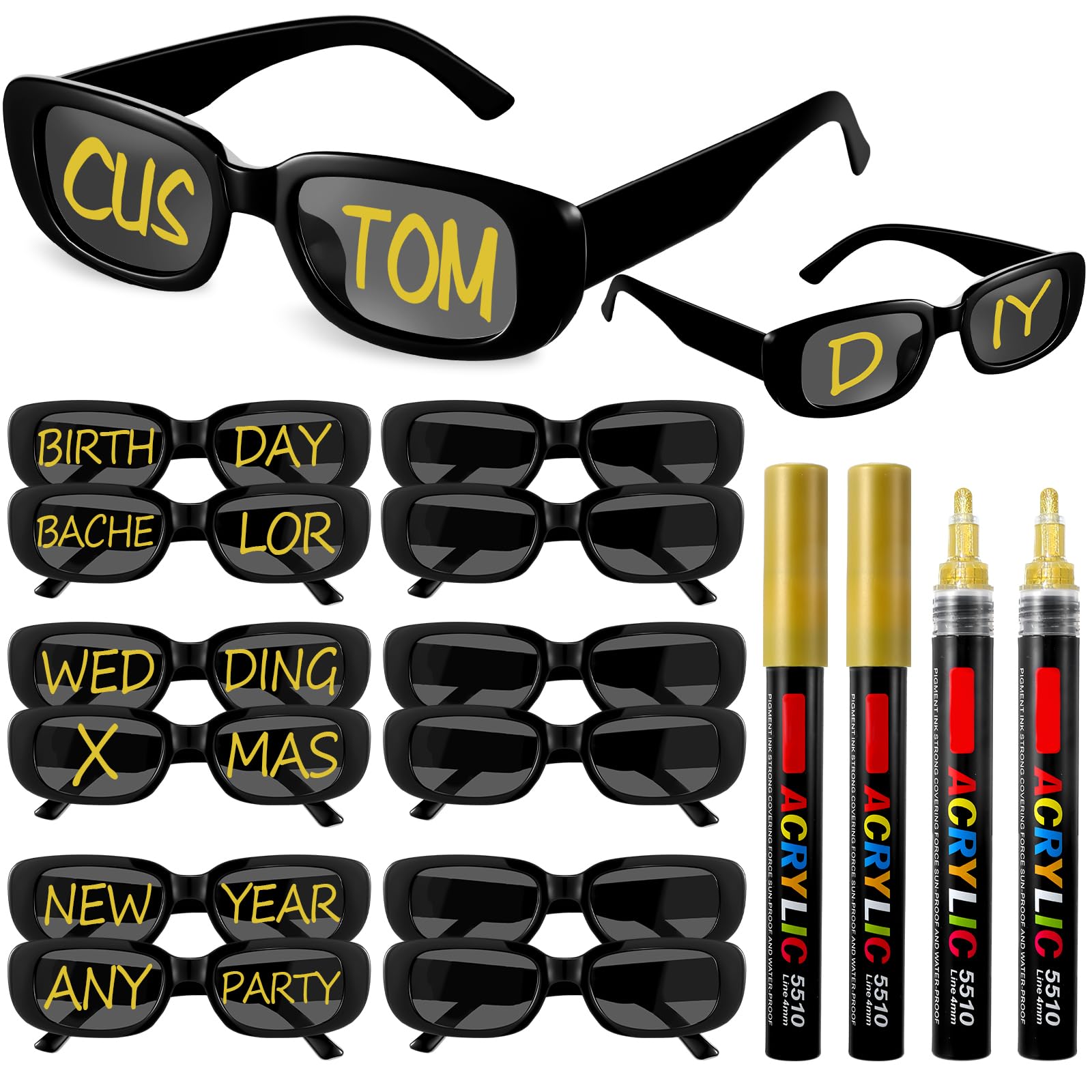 Flutesan Personalized Custom Sunglasses