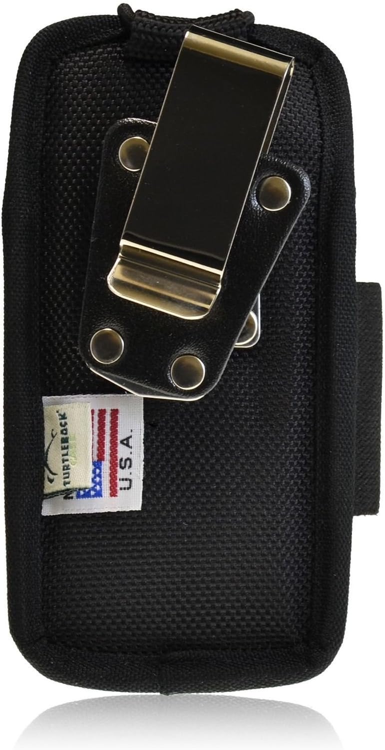 Turtleback Scanner Case for Intermec CS40 Nylon Heavy Duty Holster with 2 Belt Clips (Metal Clip & Belt Loop) Handheld Scanner Fits Devices 5 1/4" X 2 1/2" X 1.0",
