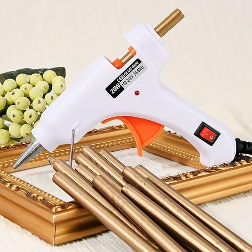 Miniatura 5 de 20 mini pistolas de pegamento de cera de sellado, palitos de cera de sellado, ideales para invitaciones de boda, cartas, sobres, tarjetas y