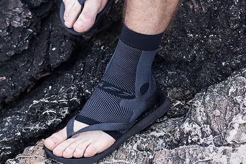 Miniatura 8 de OS1st La manga de tobillo AF7 ayuda a estabilizar los tobillos débiles, ayuda con esguinces de inversión, alivia la tendinitis de Aquiles