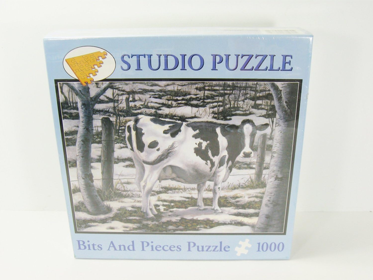 Bits and Pieces Studio 1000pc Puzzle Cowmouflage by John Bindon