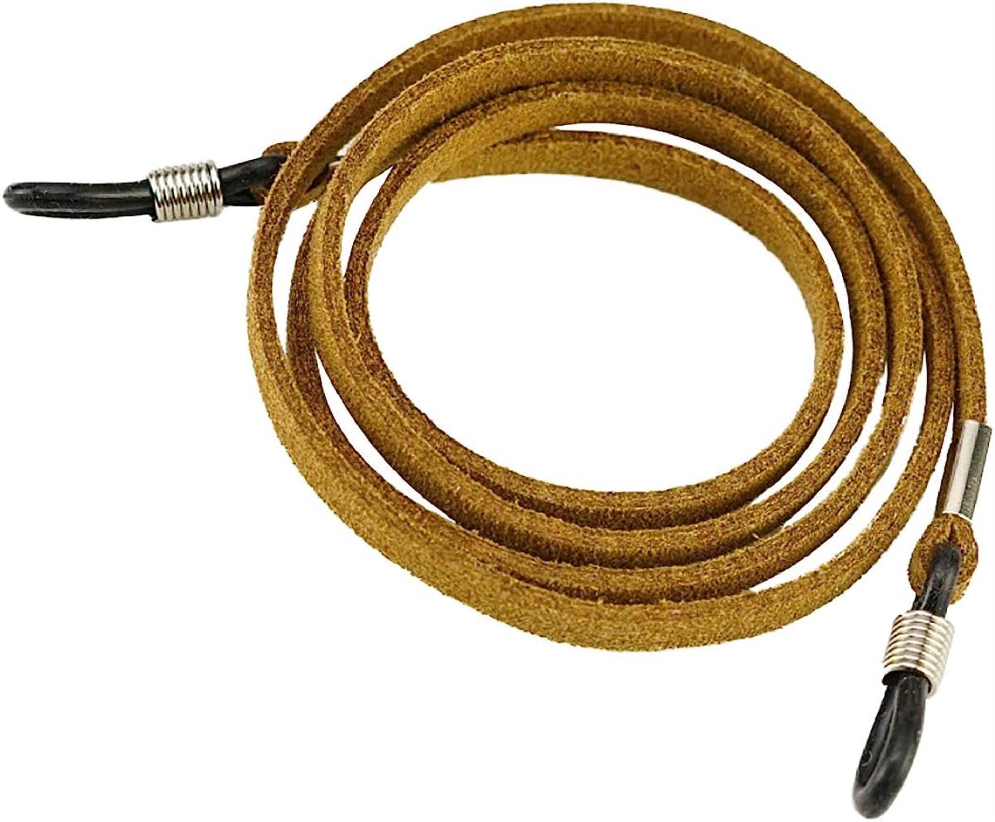 REVAHI Cinturino per Occhiali in Pelle Cavo per Occhiali Occhiali da Sole Elastici Catena Porta Occhiali da Lettura