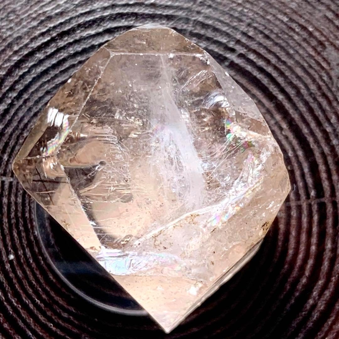 美し過ぎるピーチカラートパーズ原石175ct/非加熱/鉱物標本 【公式通販】