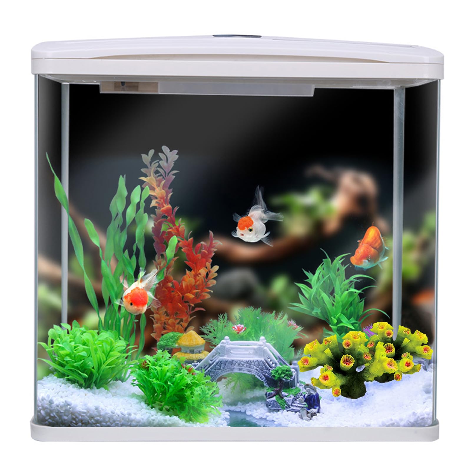 1 Pièces Deco Aquarium, Artificielle Deco Corails Aquarium Plante, Coraux Vert Décoration D'aquarium, pour Décoration Aquarium à Poissons, Balances D'aquarium, Aménagement Paysager