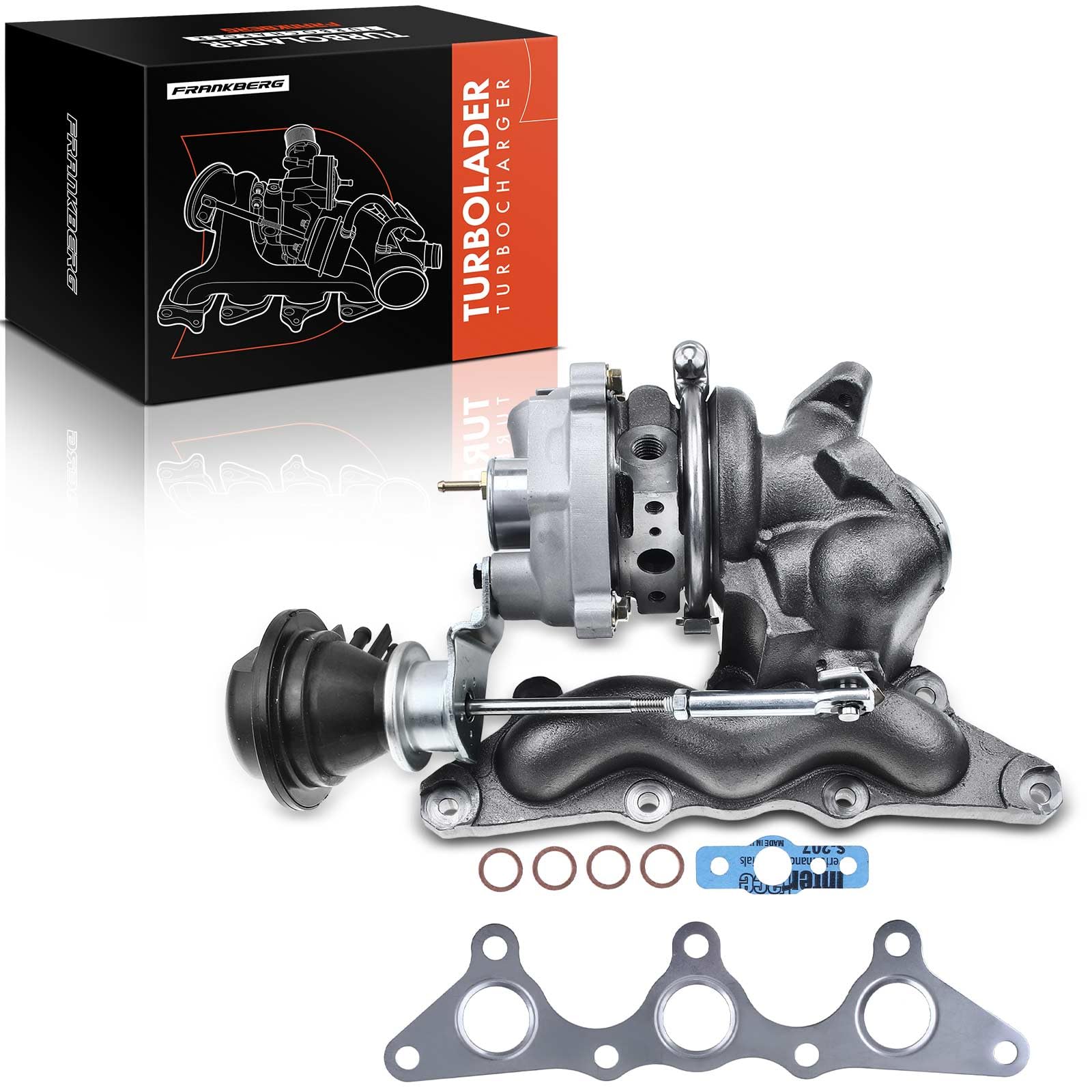 Frankberg Turbocompressore a gas di scarico Compatibile con City-Coupé 450 0.6 Cabrio 450 0.6 Crossblade 450 0.6 Replace# 724961-0002,A1600960700