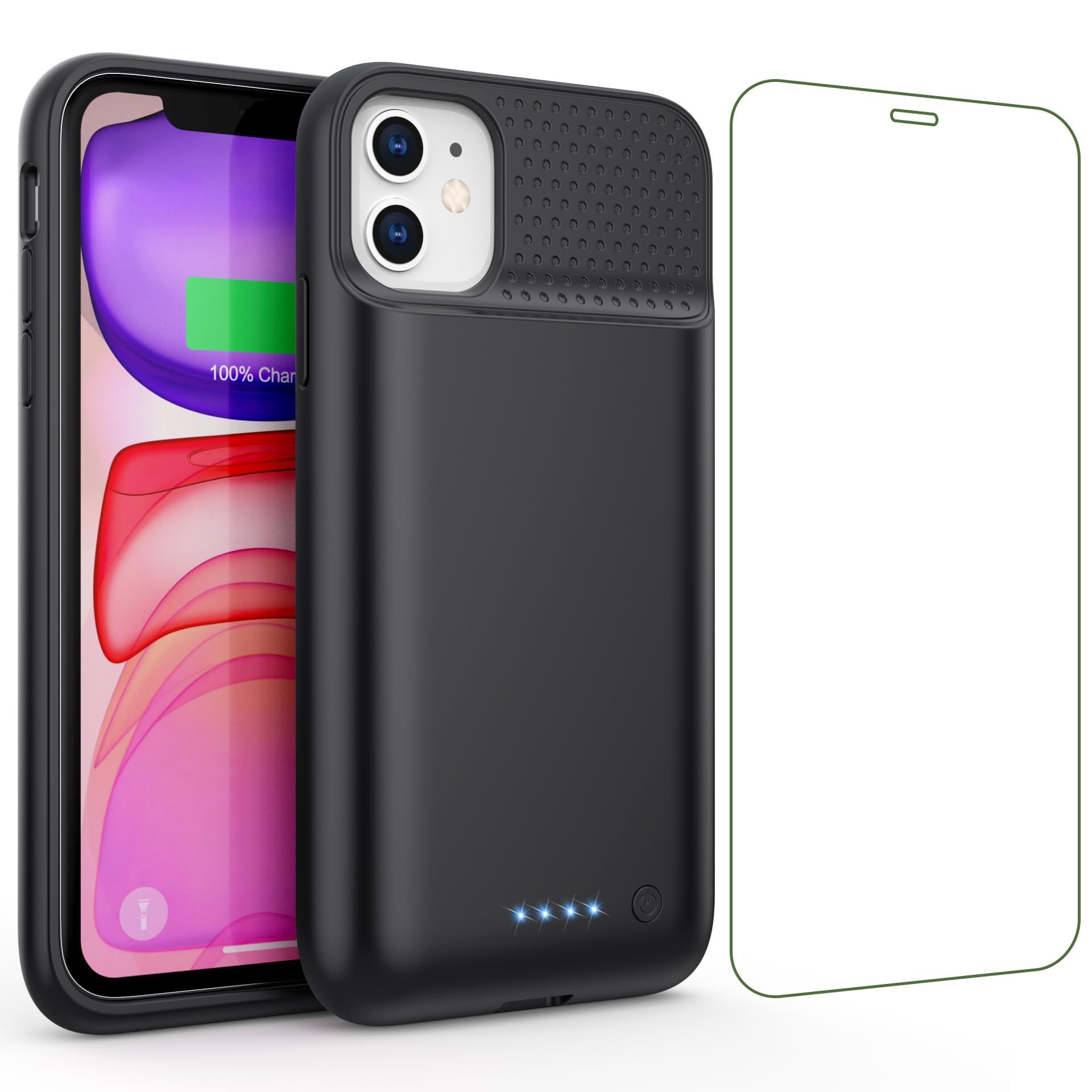 Amazon.com: QTshine Battery Case for iPhone 11/XR, 7500mAh Ultra