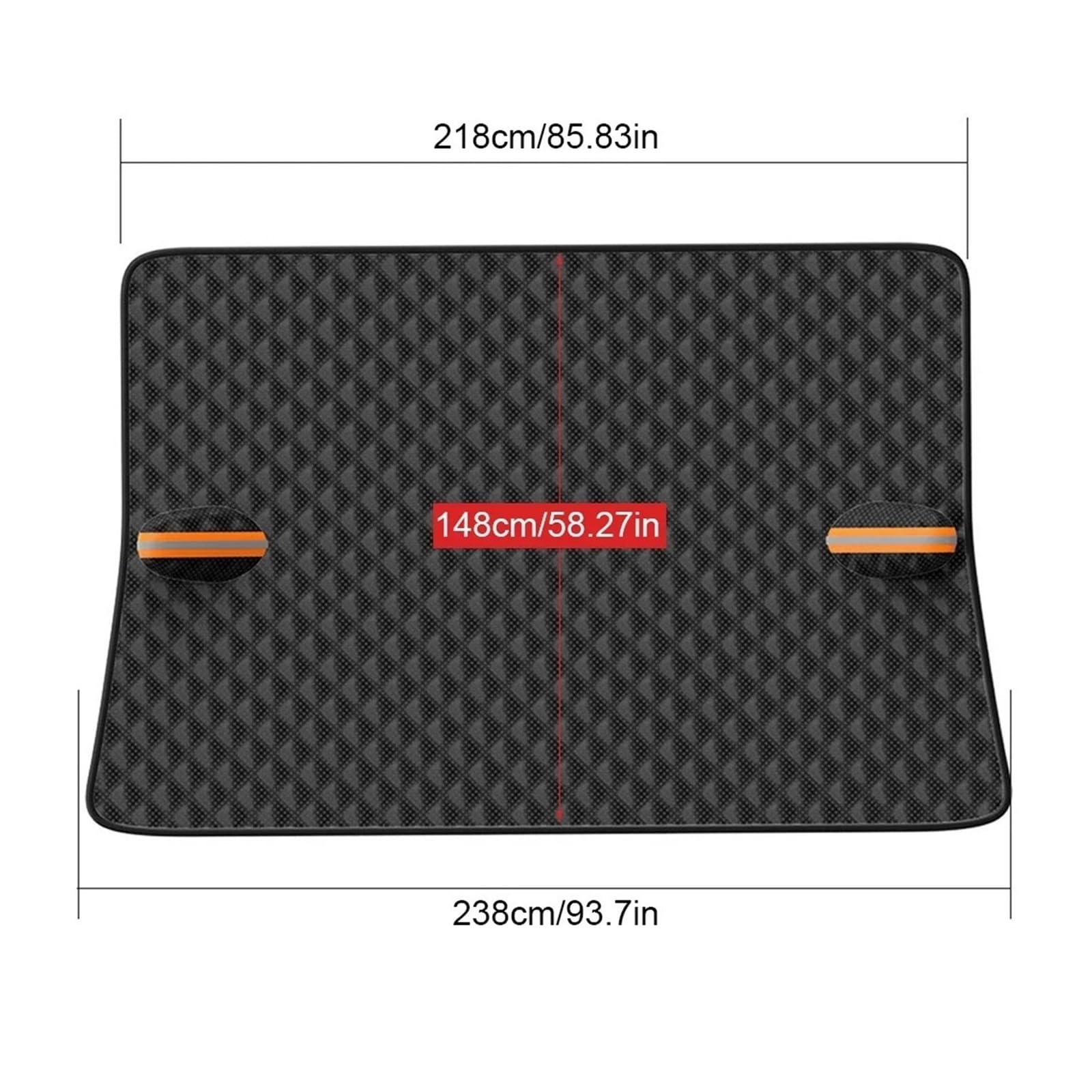Protector de Parabrisas Cubierta de Nieve para Coche, Cubierta para Parabrisas, Impermeable, para Invierno y Exteriores, Parasol para, antihielo(12 Magnets)